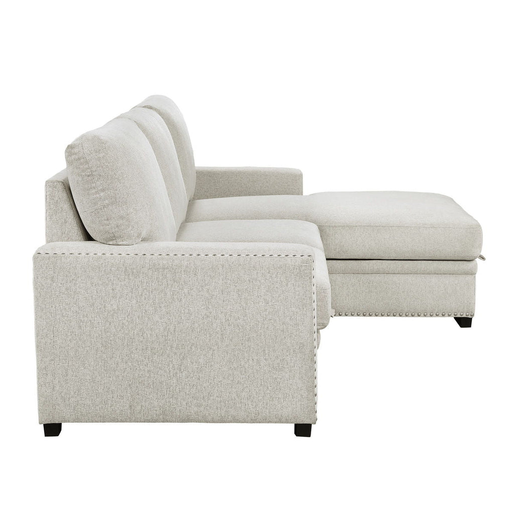 2 Pc Sectional, Beige