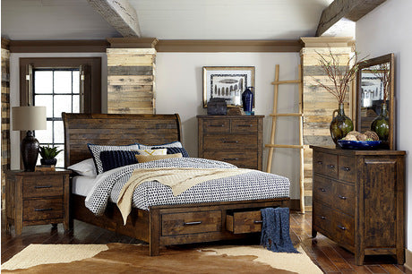 1957 Bedroom Jerrick Collection - 4pc Set (QB+NS+DR+MR)