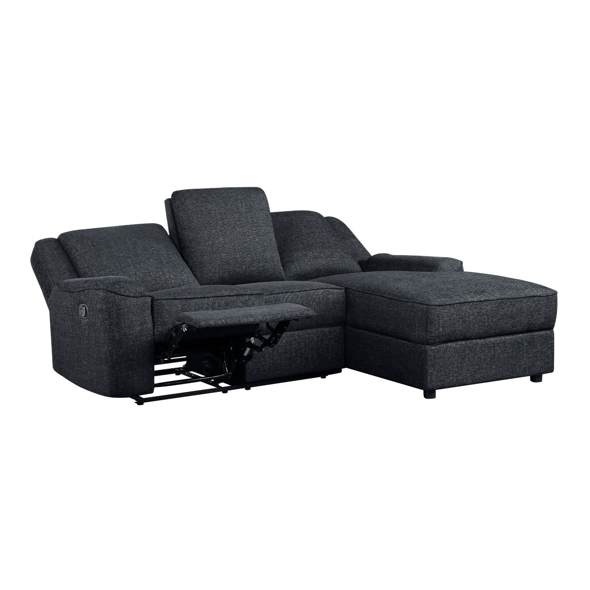 2 Pc Reclining Sectional, Ivory