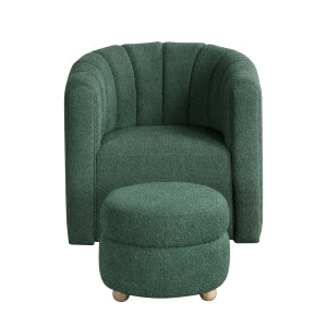 Swivel Chair with Ottoman 1260GN