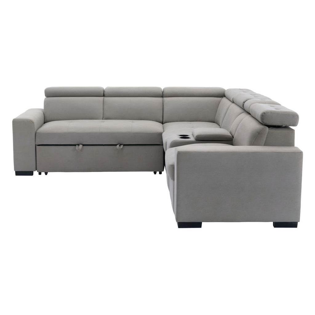 3 Pc Sectional, Gray