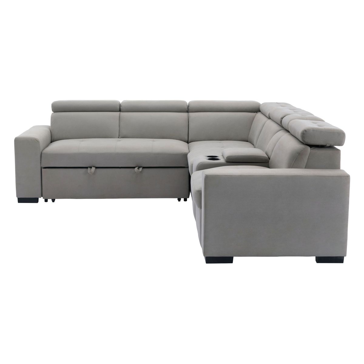 3 Pc Sectional, Gray