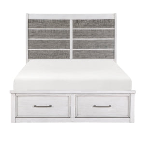 California King Platform Bed with Footboard Storage 1303K-1CK*