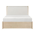Queen Platform Bed with Footboard Storage 1313N-1*