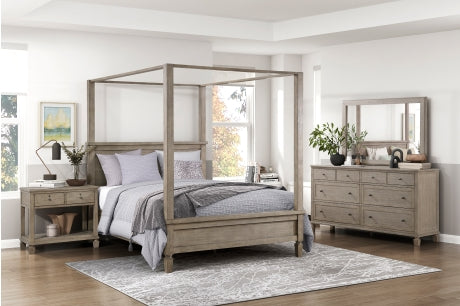 1316 Bedroom Marceline Collection - 4pc Set (QB+NS+DR+MR)