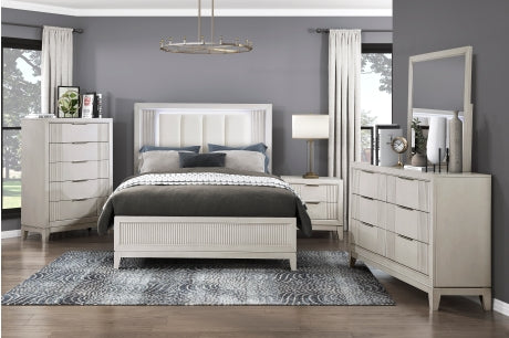 1326 Bedroom Florence Collection - 4pc Set (QB+NS+DR+MR)