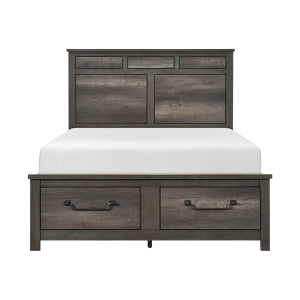 California King Platform Bed with Footboard Storage 1342K-1CK*