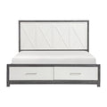 California King Platform Bed with Footboard Storage 1366K-1CK*