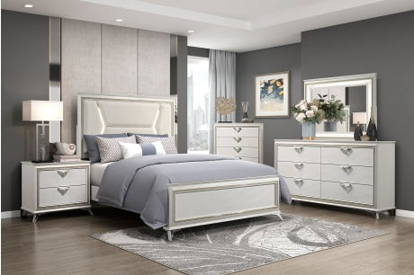 1383 Bedroom Audra Collection - 4pc Set (QB+NS+DR+MR)