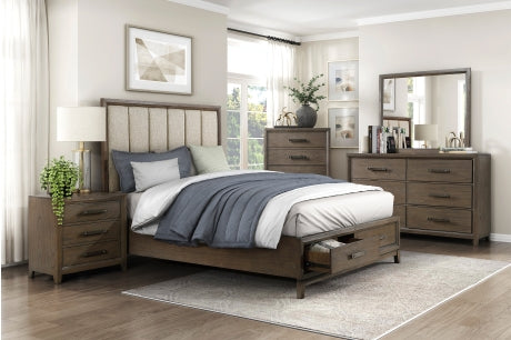 1422N Bedroom Cambridge Collection - 4pc Set (QB+NS+DR+MR)