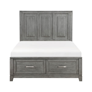 Full Platform Bed with Footboard Storage 1450F-1*