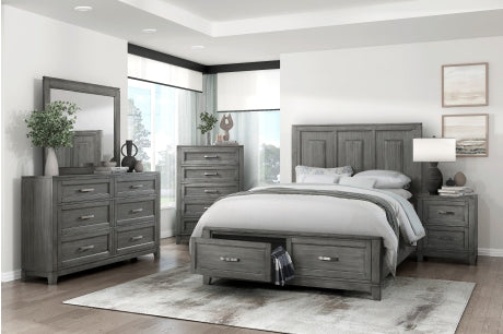 1450 Bedroom Garretson Collection - 4pc Set (QB+NS+DR+MR)