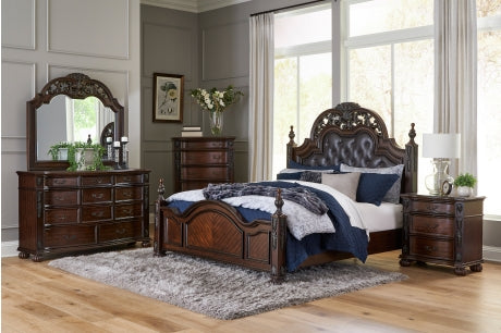 1468 Bedroom Adelina Collection - 4pc Set (QB+NS+DR+MR)