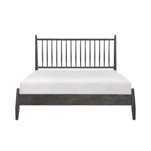 Queen Platform Bed 1490GY-1
