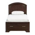 Twin Platform Bed with Footboard Storage 1520CHT-1*