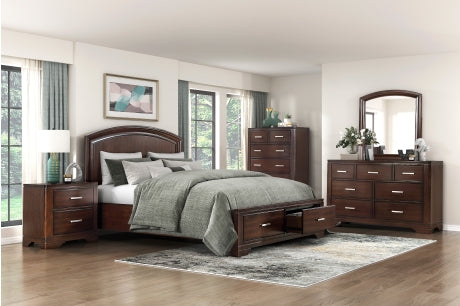 1520CH Bedroom Hudson Collection - 4pc Set (QB+NS+DR+MR)