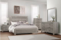 1534GY Bedroom Corbin Collection - 4pc Set (QB+NS+DR+MR)
