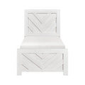 Twin Bed 1534NPWHT-1