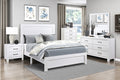 1534WH Bedroom Corbin Collection - 4pc Set (QB+NS+DR+MR)