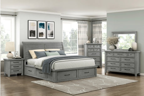 1559DG Bedroom Logandale Collection - 4pc Set (QB+NS+DR+MR)