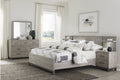 1577 Bedroom Zephyr Collection - 4pc Set (QB+NS+DR+MR)