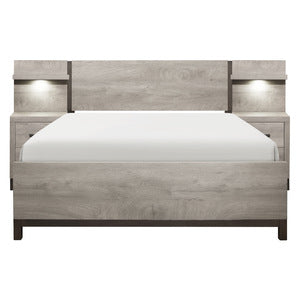 5pc Set Queen Wall Bed (QB+2NS+2NS-P) 1577-1*WB