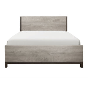 5 Pc Set Full Wall Bed, Gray