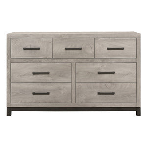 5 Pc Set Queen Wall Bed, Gray