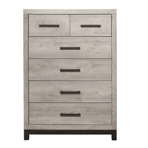 5 Pc Set Queen Wall Bed, Gray