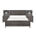 5pc Set Eastern King Wall Bed (EK+2NS+2NS-P) 1577DGK-1EK*WB
