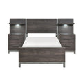 5pc Set Twin Wall Bed (TB+2NS+2NS-P) 1577DGT-1*WB