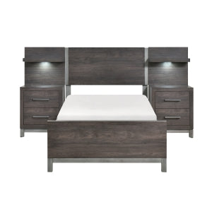 5pc Set Twin Wall Bed (TB+2NS+2NS-P) 1577DGT-1*WB