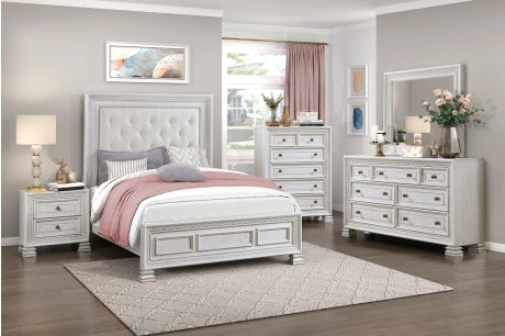 1596 Bedroom Theodora Collection - 4pc Set (QB+NS+DR+MR)