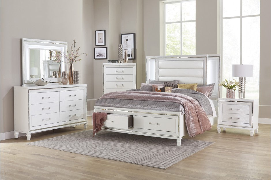 1616W Bedroom Tamsin Collection - 4pc Set (QB+NS+DR+MR)