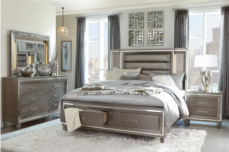 1616 Bedroom Tamsin Collection - 4pc Set (QB+NS+DR+MR)