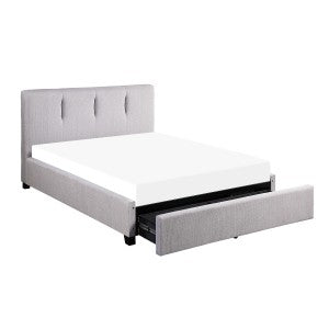 Full Platform Bed with Storage Drawer 1632F-1DW*