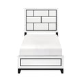 Twin Bed 1645WHT-1*