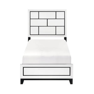 Twin Bed 1645WHT-1*