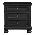 Night Stand, Hidden Drawer 1714BK-4