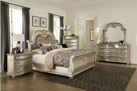 1757SV Bedroom Cavalier Collection - 4pc Set (QB+NS+DR+MR)