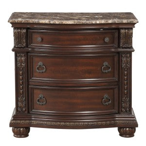 Night Stand, Marble Top 1757-4