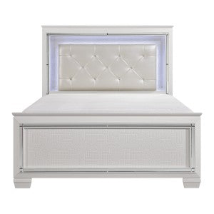 Queen Bed, LED Lighting 1916W-1*
