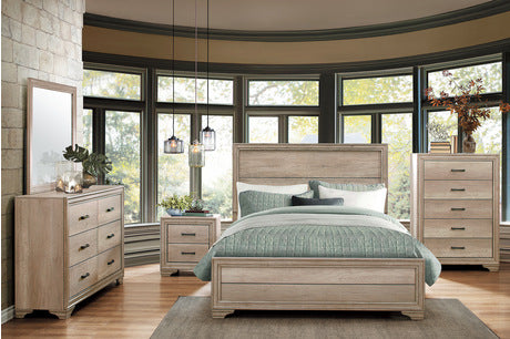 1955 Bedroom Lonan Collection - 4pc Set (QB+NS+DR+MR)
