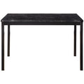 Dining Table, Faux Marble Top 2601BK-48
