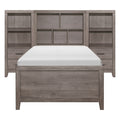 4pc Set Twin Wall Bed with Toy Boxes (TB+2PNS+TFT) 2042NBT*WBT
