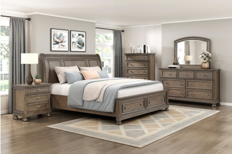 2259BR Bedroom Bethel Collection - 4pc Set (QB+NS+DR+MR)