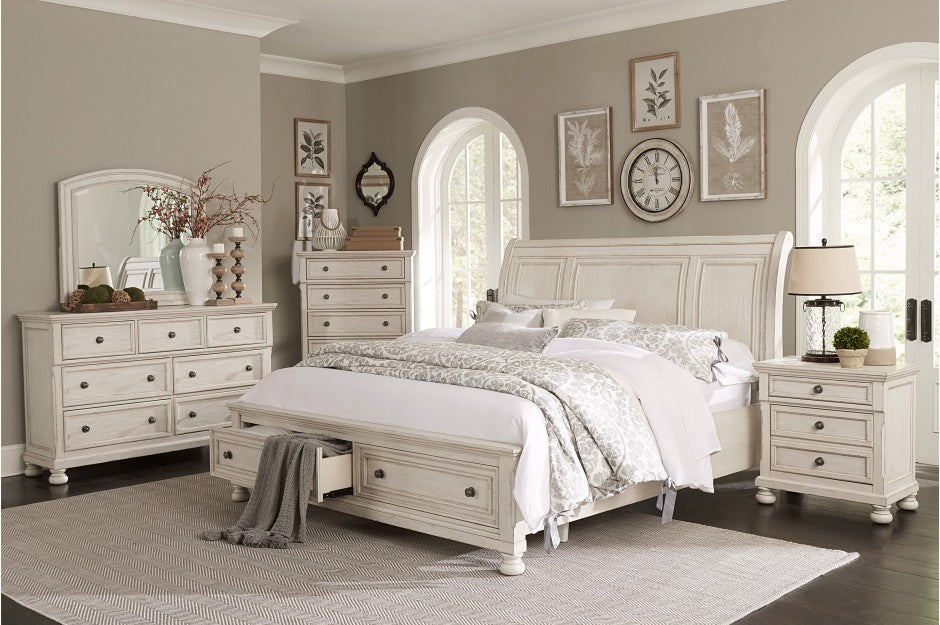 2259W Bedroom Bethel Collection - 4pc Set (QB+NS+DR+MR)