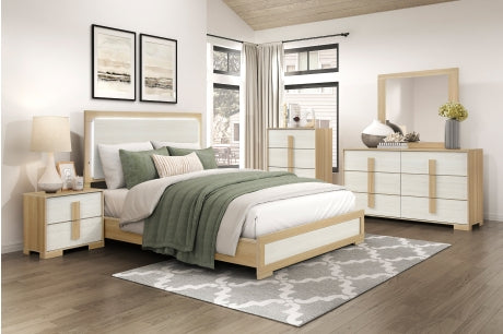 2330 Bedroom Sterling Collection - 4pc Set (QB+NS+DR+MR)