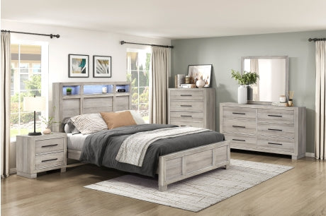 2332 Bedroom Everett Collection - 4pc Set (QB+NS+DR+MR)