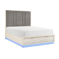California King Platform Bed with Footboard Storage 2391K-1CK*